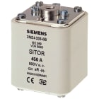 SIEMENS - SIE3NE43336B Cartuccia fusibile SITOR, con filettatura interna bilaterale, In: 450 A, aR