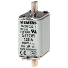 SIEMENS - SIE3NE80241 Cartuccia fusibile SITOR, con contatti a coltello, NH00, In: 160 A aR, Un AC: 690 V