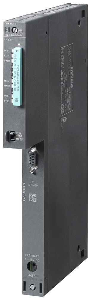 SIEMENS - SIE6ES74121XJ070AB0 SIMATIC S7-400 CPU 412-1 512 KB