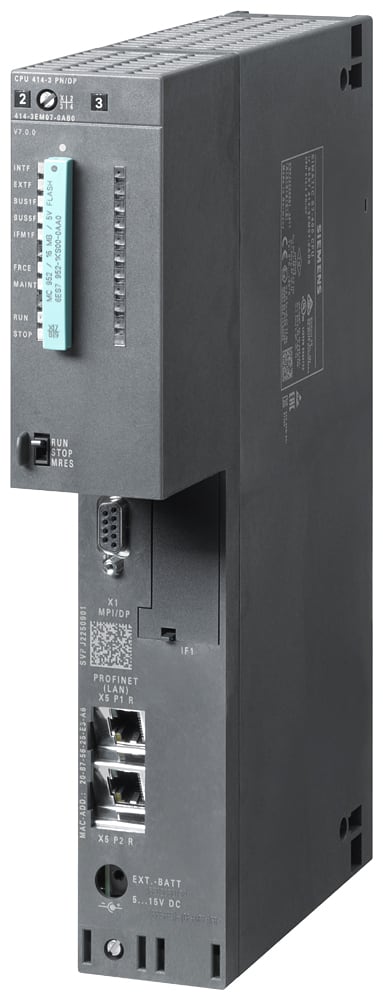 SIEMENS - SIE6ES74143EM070AB0 SIMATIC S7-400 CPU 414-3 PN/DP 4 MB