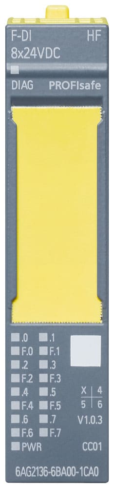 SIEMENS - SIE6AG21366DB001CA0 SIPLUS ET 200SP F-DQ 4x24VDC HF OT1 RAIL con Conformal Coating based on 6ES7136-6DB00-0CA0