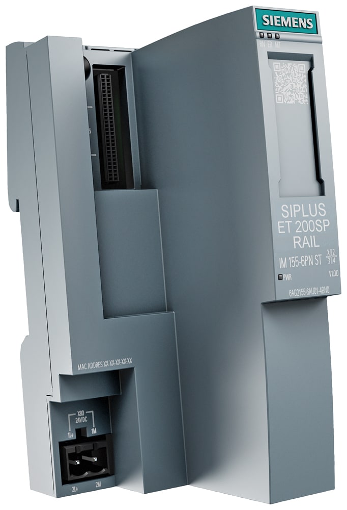 SIEMENS - SIE6AG21556AA014BN0 SIPLUS ET 200SP IM 155-6 PN ST con modulo server e BA 2 x RJ45 TX RAIL