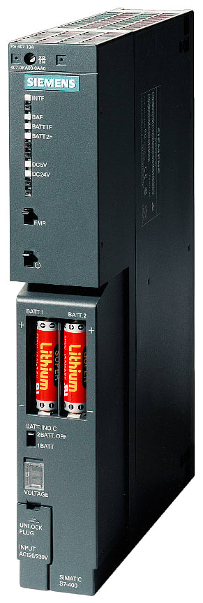 SIEMENS - SIE6ES74070RA020AA0 SIMATIC S7-400 PS 407 20 A