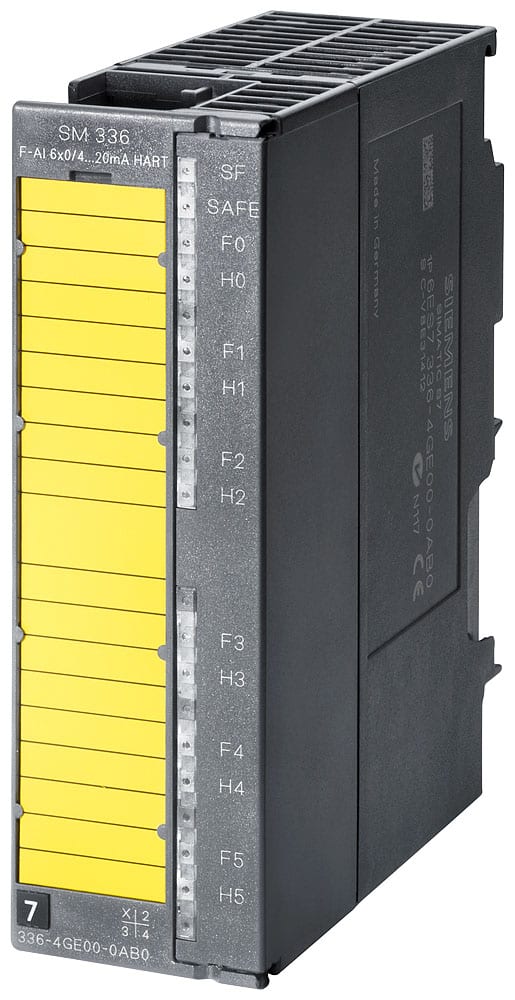 SIEMENS - SIE6ES73364GE000AB0 SM 336, FAI 6 X 0/4 - 20MA HART