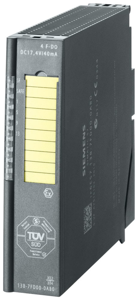 SIEMENS - SIE6ES71387FD000AB0 SIMATIC ET 200iSP 4F-DQ Ex(i) DC 17,4 V/40 mA