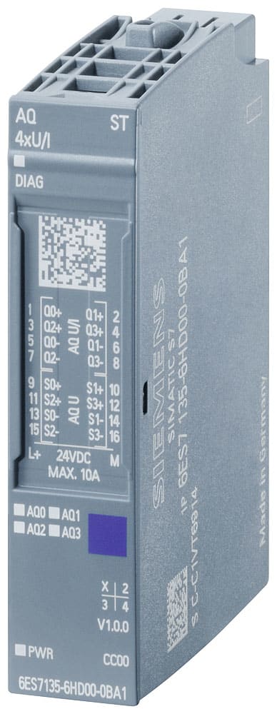SIEMENS - SIE6ES71356HD000BA1 SIMATIC ET 200SP AQ 4 x U/I ST UI 1