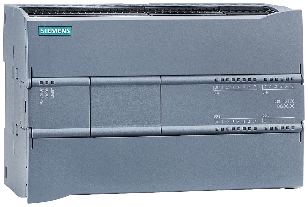 SIEMENS - SIE6ES72171AG400XB0 SIMATIC S7-1200 CPU 1217C DC/DC/DC 14DI / 10DQ / 2AI / 2AQ