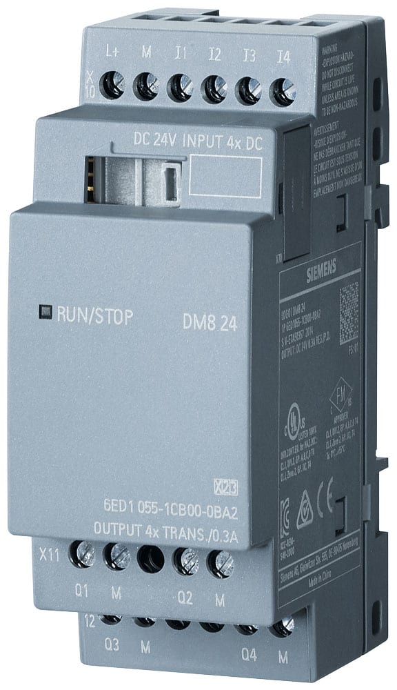 SIEMENS - SIE6ED10551CB000BA2 LOGO! DM8 24 per LOGO! 8