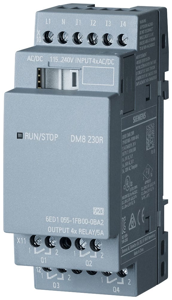 SIEMENS - SIE6ED10551FB000BA2 LOGO! DM8 230R per LOGO! 8