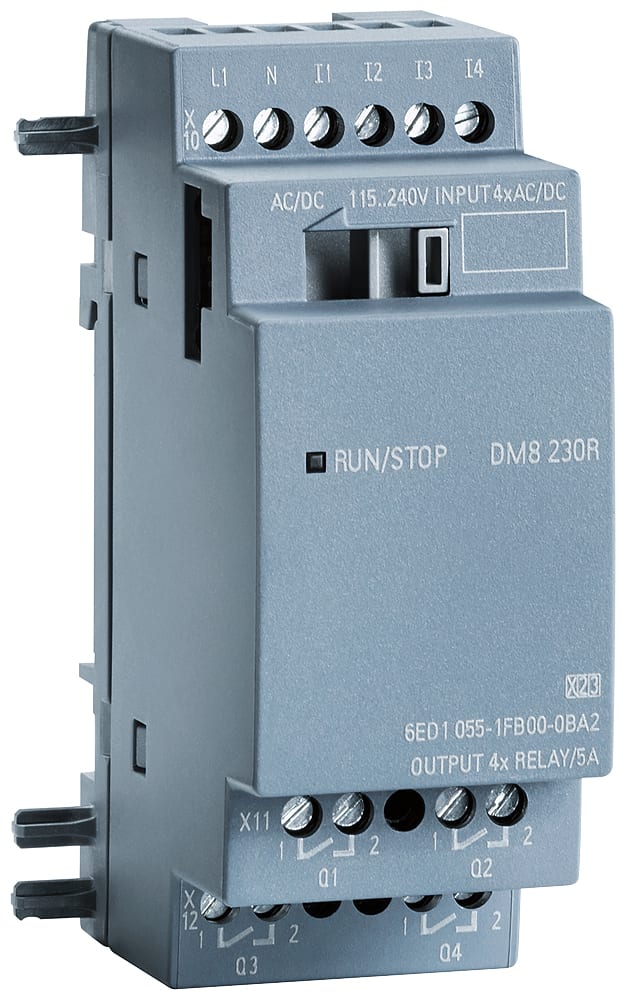 SIEMENS - SIE6AG10551FB007BA2 SIPLUS LOGO! DM8 230R per LOGO! 8, -40 ... +70 °C con Conformal Coating based on 6ED1055-1FB00-0BA2