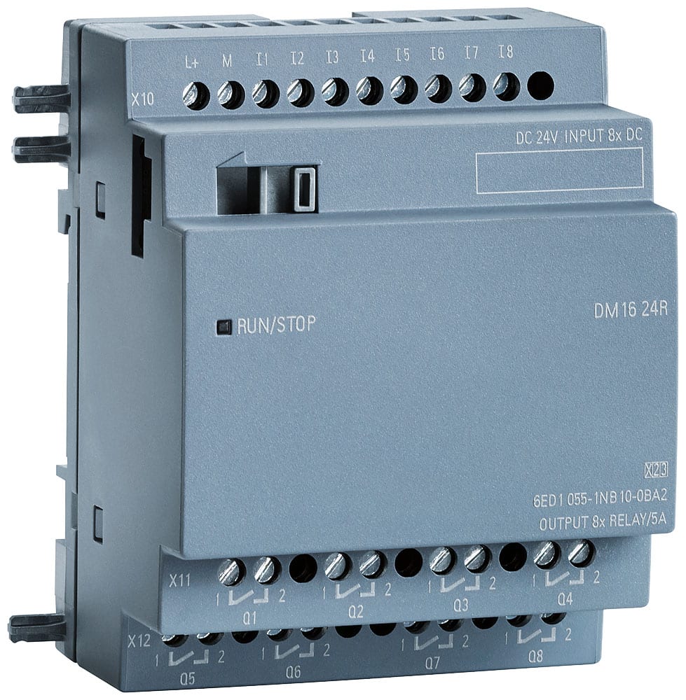 SIEMENS - SIE6AG10551NB107BA2 SIPLUS LOGO! DM16 24R per LOGO! 8, -40 ... +70 °C con Conformal Coating based on 6ED1055-1NB10-0BA2