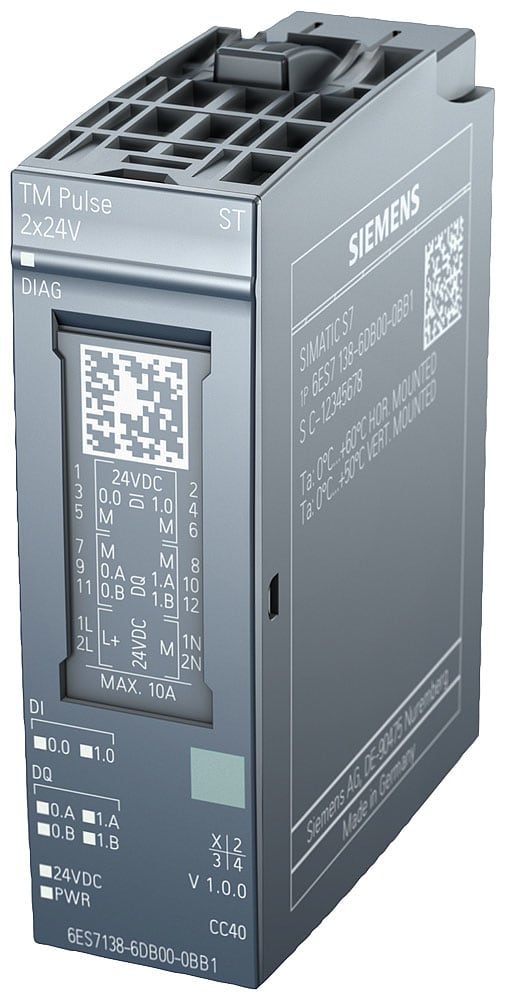 SIEMENS - SIE6ES71386DB000BB1 ET 200SP, TM PULSE 2X24V