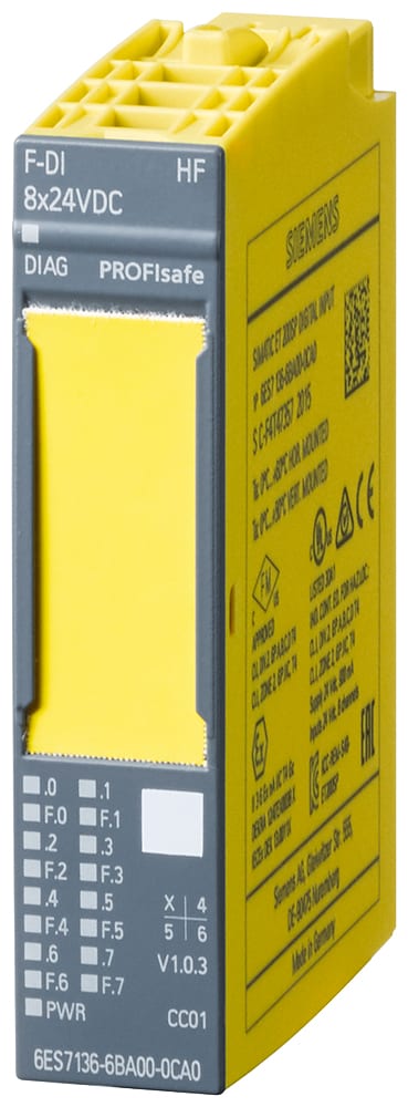 SIEMENS - SIE6ES71366BA010CA0 SIMATIC ET 200SP F-DI 8x24VDC HF