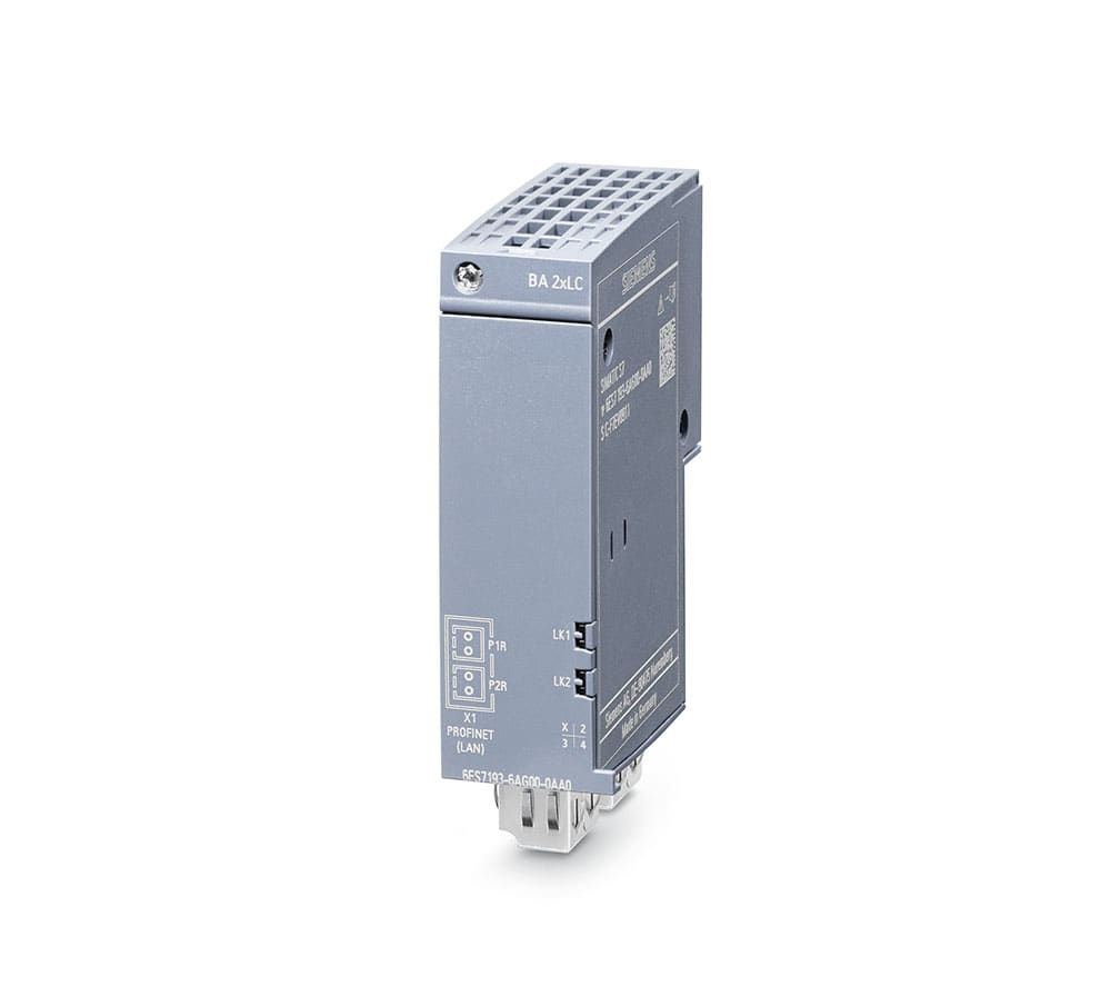 SIEMENS - SIE6AG11936AG002AA0 SIPLUS ET 200SP BA 2 x LC -40 ... +60 °C con Conformal Coating based on 6ES7193-6AG00-0AA0