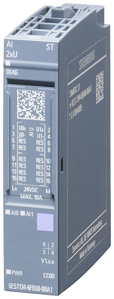 SIEMENS - SIE6ES71346FB000BA1 ET 200SP, AI 2XU STANDARD, PU 1