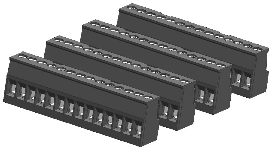 SIEMENS - SIE6ES72921AP300XA0 CONNECTOR BLOCK, 14 TERMINAL, TIN (4/PK)