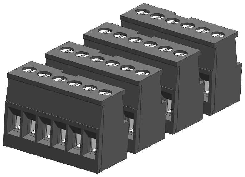 SIEMENS - SIE6ES72921BF300XB0 SIMATIC S7-1200 Blocco morsetti dorato 6 pin, a vite per CPU analogiche UI 4