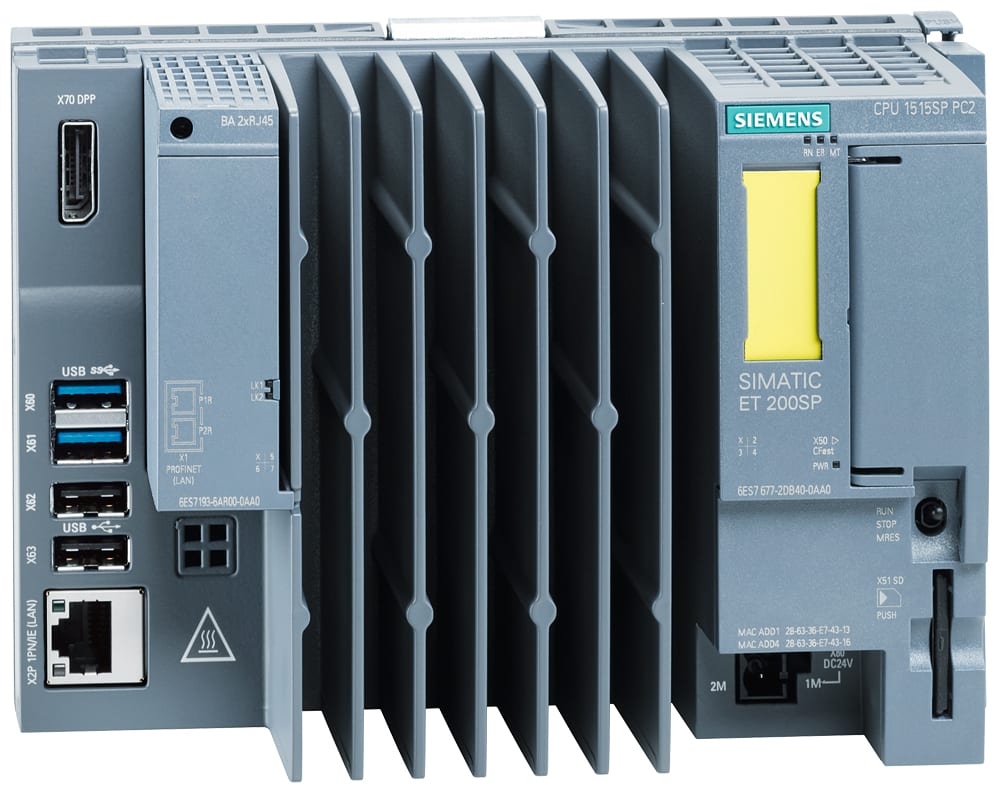 SIEMENS - SIE6ES76772SB420GL0 SIMATIC ET 200SP CPU 1515SP PC2 F HMI 512PT, 8 GB, 64 bit