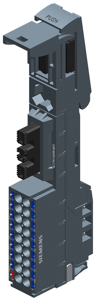 SIEMENS - SIE6ES71936UP000BP2 SIMATIC ET 200SP PotDis-BU tipo P2, variante scura UI 1