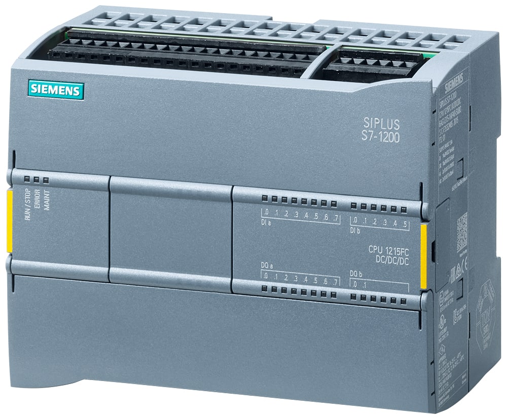 SIEMENS - SIE6AG12151AF405XB0 SIPLUS S7-1200 CPU 1215FC DC/DC/DC -25 ... +55 °C con Conformal Coating based on 6ES7215-1AF40-0XB0