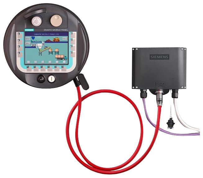 SIEMENS - SIE6XV14404BH80 cavo di collegamento PN per Mobile Panels (PROFINET), lunghezza: 8 m, dotazione di fornitura: 1 pz. cavo di collegamento