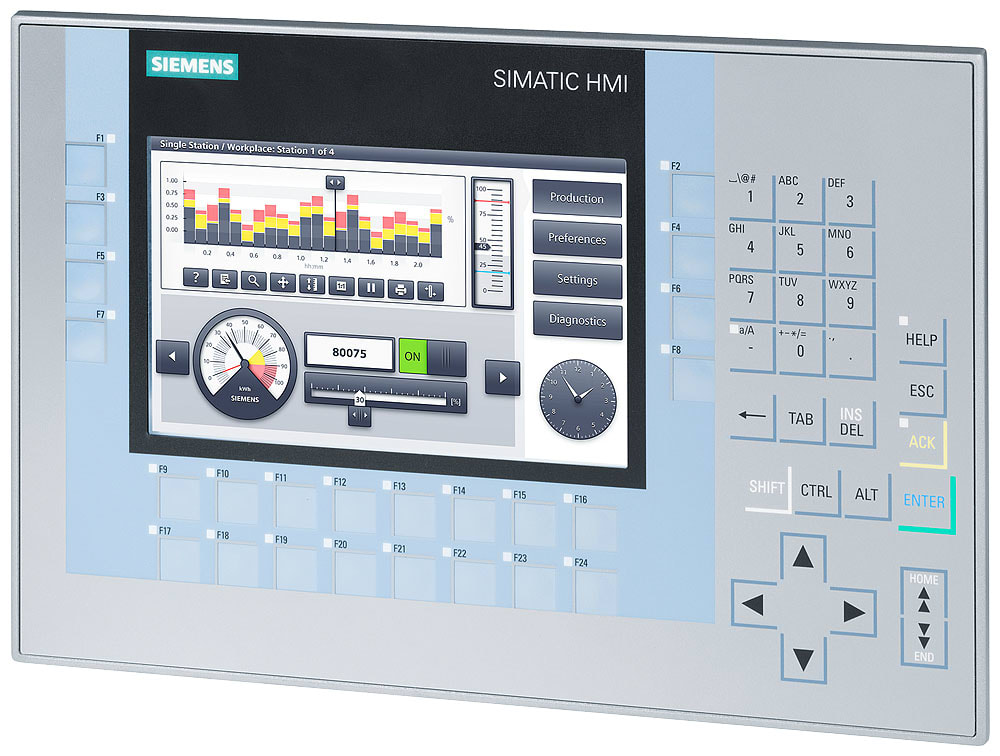SIEMENS - SIE6AV21241GC010AX0 SIMATIC HMI KP700 Comfort