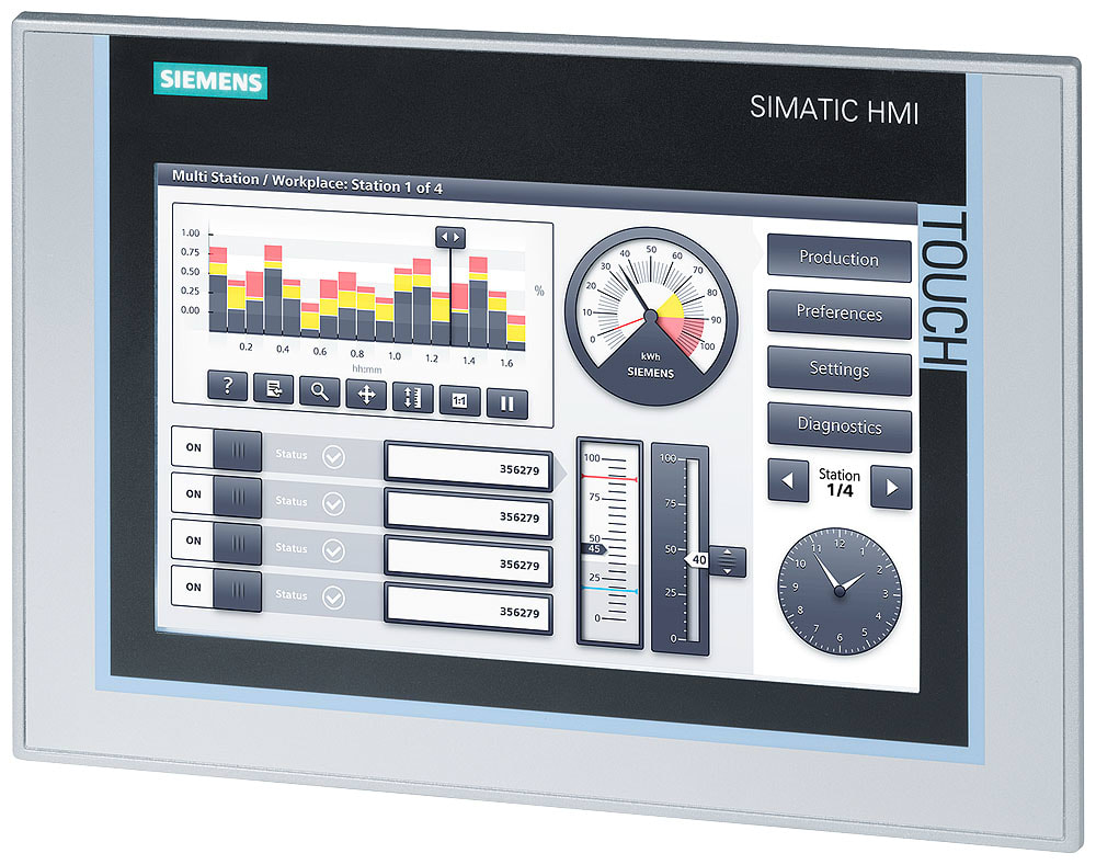 SIEMENS - SIE6AV21240JC010AX0 SIMATIC HMI TP900 COMFORT