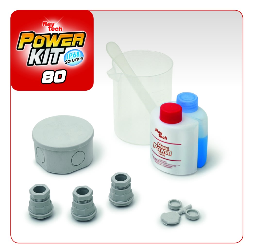 RAYTECH SRL - RYTPOWER-80 POWER KIT 80 CASSETTA IP68 GEL