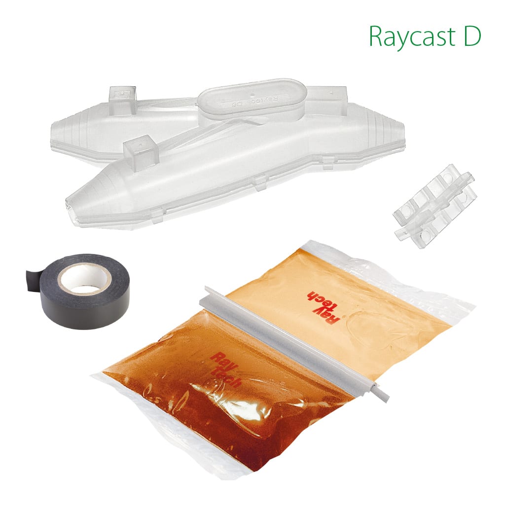 RAYTECH SRL - RYT100095-001 RAYCAST D95 GIUNTO DER. CAVI ESTRUSI
