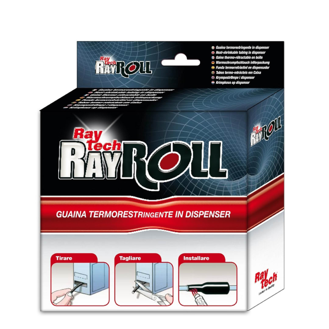RAYTECH SRL - RYTMAXIROLL-3.2 MAXI ROLL 3.2 GUAINA TERM NERA 300 MT