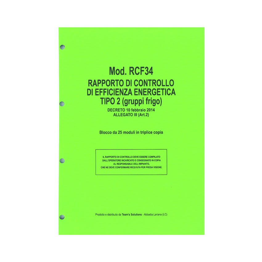 FERRARI - FERRC2ER RAPPORTO DI CONTROLLO GRUPPI FRIGO EMILI