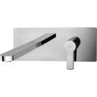 RUBINETTERIA PAFFONI - PFFRED105CR MIX INCASSO 2 FORI CON PIASTRA RETTANGOL