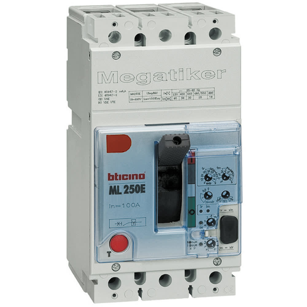 BTICINO - BTIT7313LA250S Mega ML250E - elett selet 3P 250A 100kA