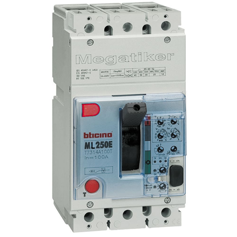 BTICINO - BTIT7313LA250T mega ML250E - elett sel+ter 3P 250A 100k