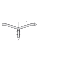 SEM - SEMTD150100 TESTA PALO DOPPIO L=1000 INCL. 15/0