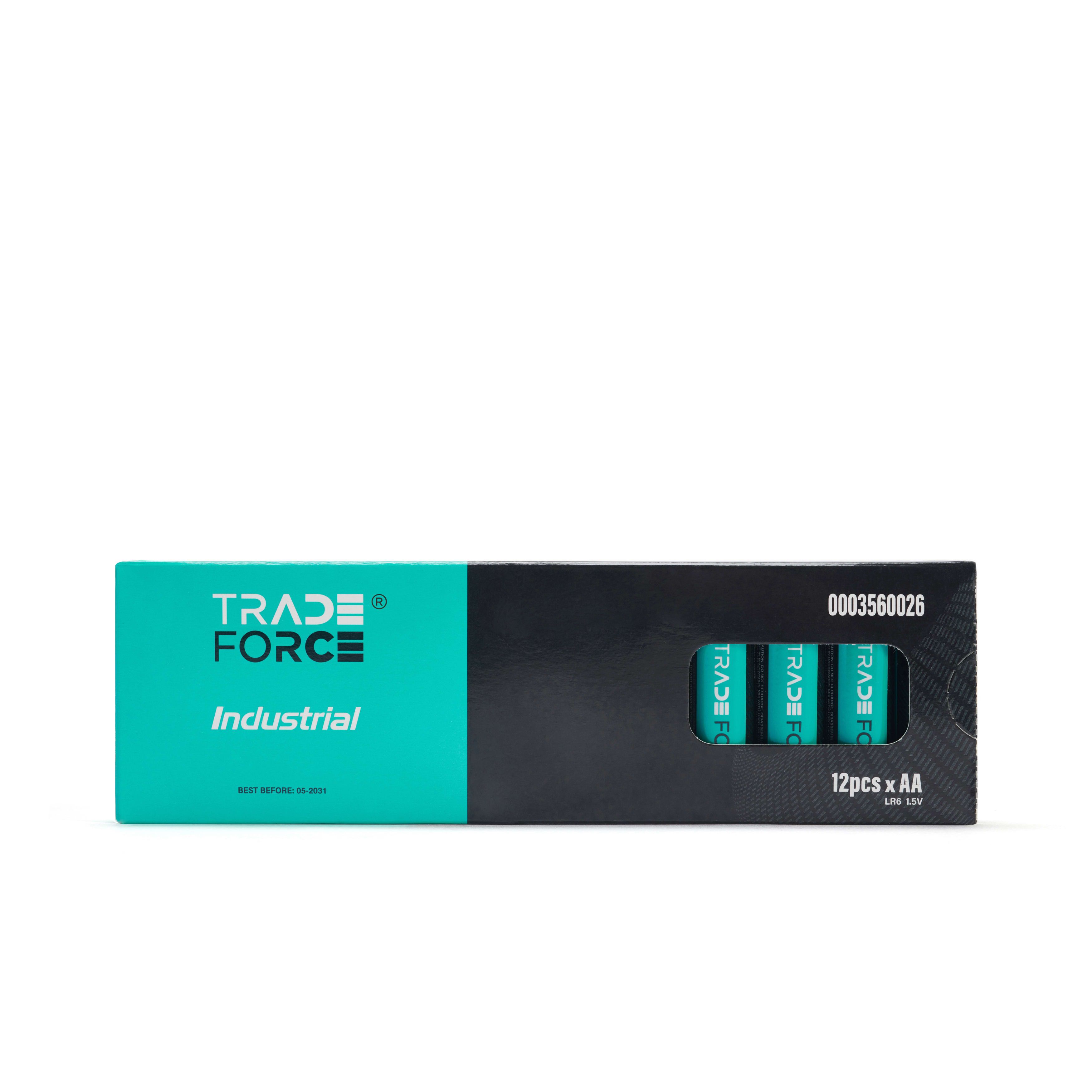 TRADEFORCE - TDM0003560026 BATTERIE LR03 AA 1.5V - CONF. 12 PZ