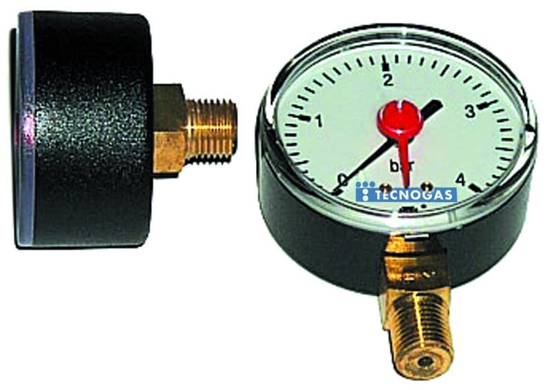 TECNOGAS SRL - TGS0000R01598A MANOMETRO POST. 16BAR D.50 MM 1/4 C