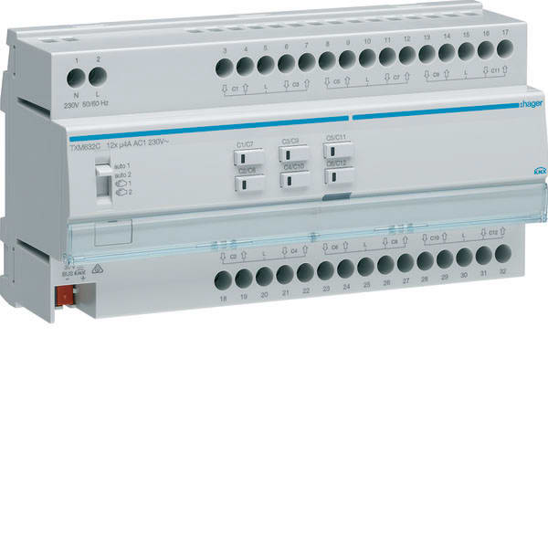 HAGER - HAGTXM632C MOD.TP 12 OUT VENEZIANE 6A AC1 230V 10M