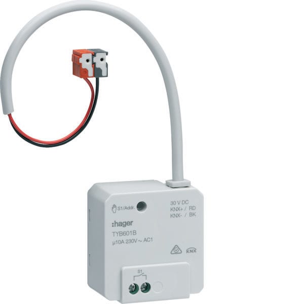 HAGER - HAGTYB601B MOD.KNX+ TP 1 OUT 10A 230V AC1 INCASSO