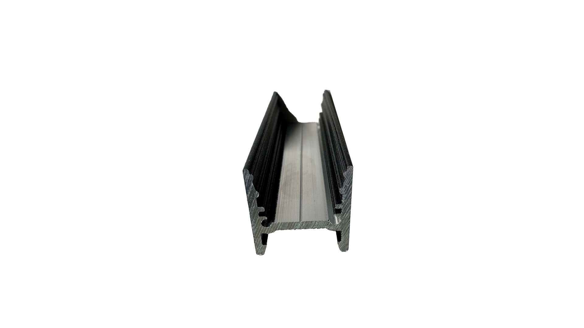 BRILUX SRL - BR1B933000U205 U2 PROFILO BARRA 3M, NERO