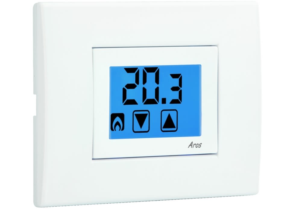 VEMER SPA - VEMVE458600 AROS TERMOSTATO INCASSO TOUCH BATTERIA