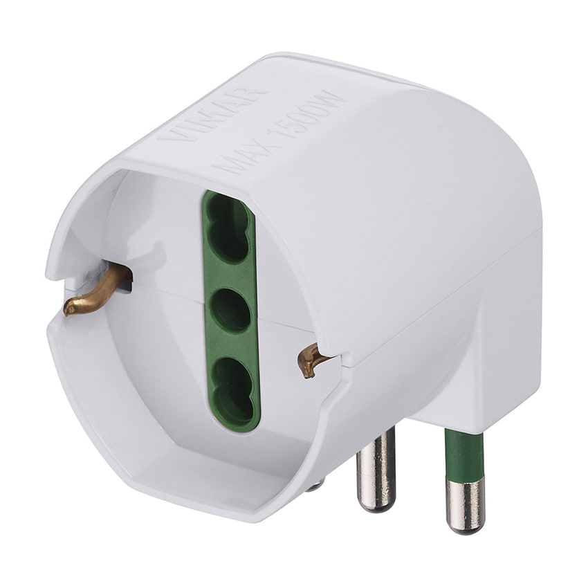VIMAR SPA - VIW00305.B ADATTATORE SFALSATO S17+UNIV. 90° BIANCO