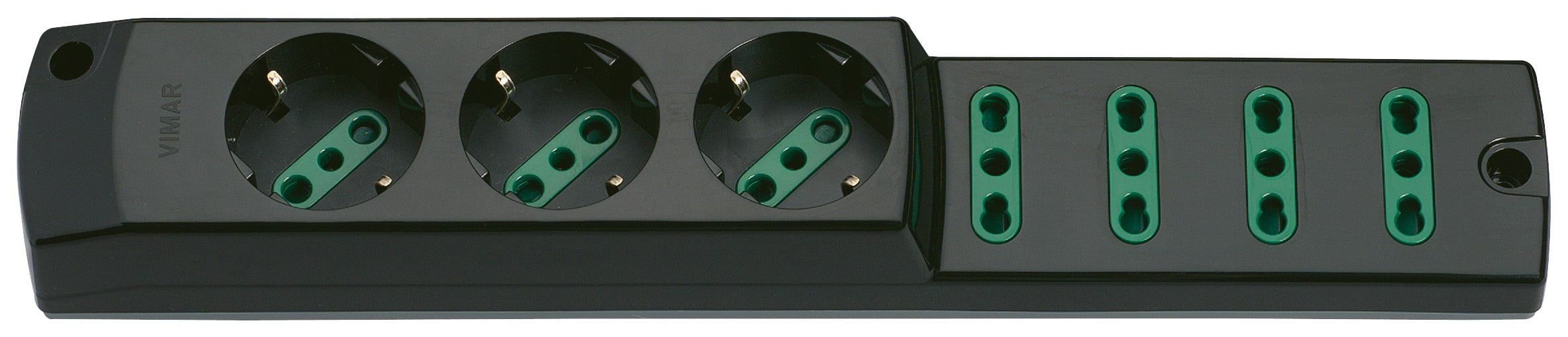 VIMAR SPA - VIW00424.NC PRESA MULT. 3P30+4P17/11 NERO