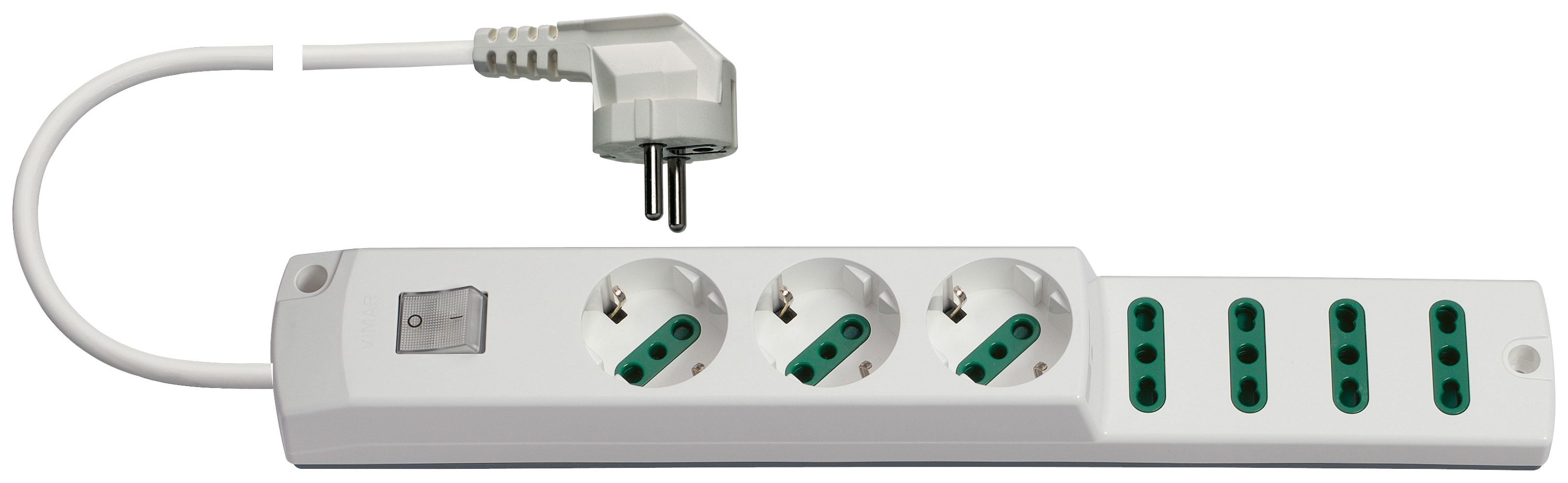 VIMAR SPA - VIW00425.CK.B Presa mult.3P30+4P17/11+int.+S3190° b.co