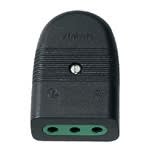 VIMAR SPA - VIW01023 PRESA 2P+T 10A P11 ASSIALE NERO