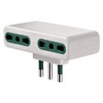 VIMAR SPA - VIW01165.B ADATTATORE MULT. S17+4P17/11 BIANCO