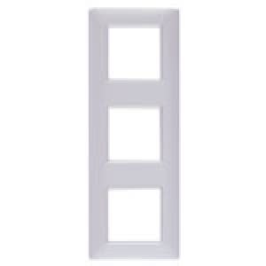 VIMAR SPA - VIW14644.20 PLACCA 6M (2+2+2) INT71 ARGENTO OPACO