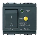 VIMAR SPA - VIW16511.10 INTERRUTTORE MTDIFF.1P+N C10 10MA GRIGIO