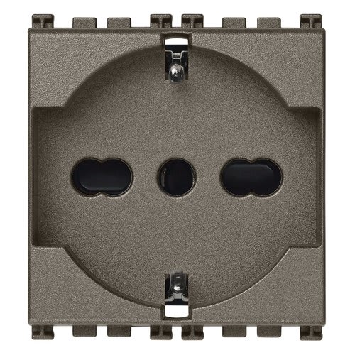 VIMAR SPA - VIW19210.M PRESA 2P+T 16A UNIVERSALE METAL