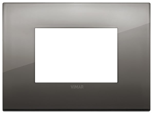 VIMAR SPA - VIW19653.09 PLACCA CLASSIC 3M CROMO NERO